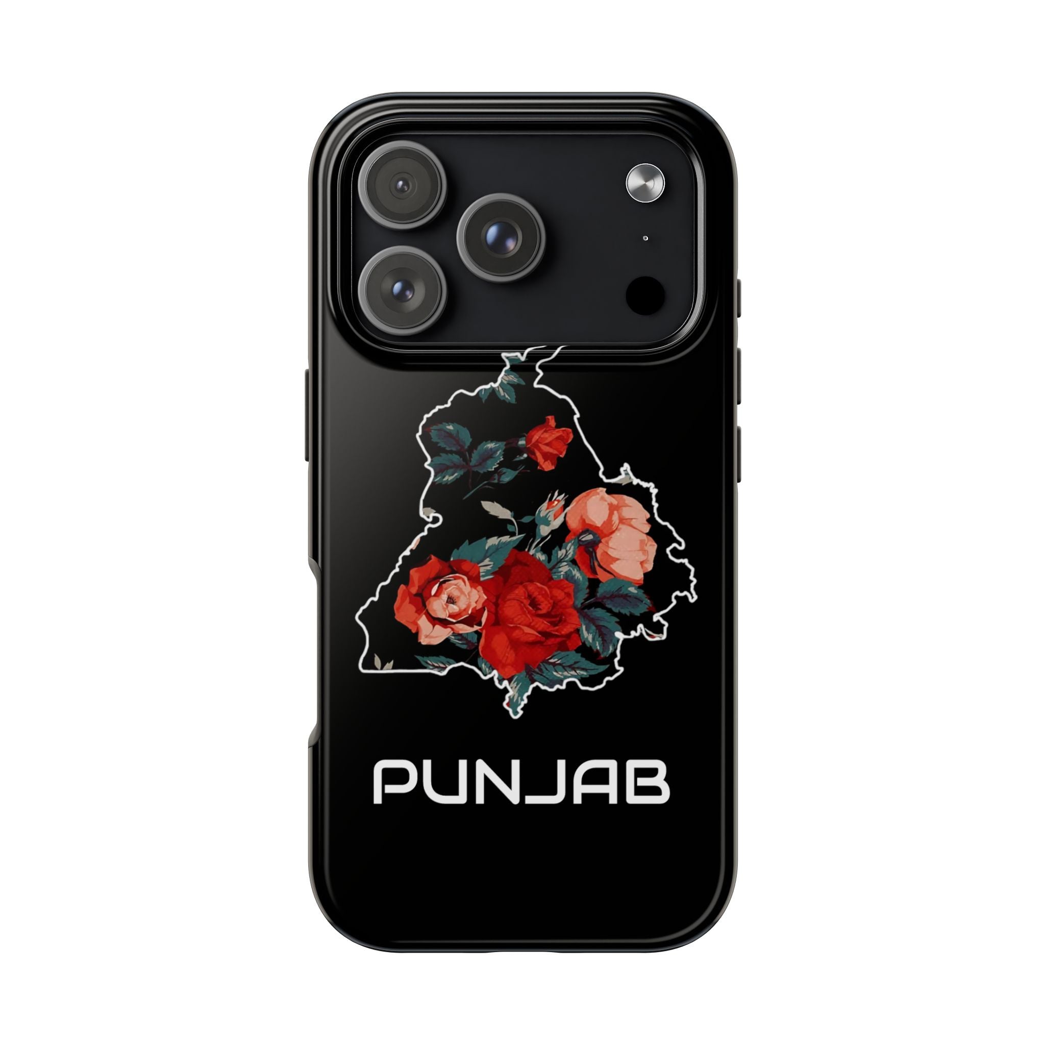 PUNJAB Tough Phone Case - Black