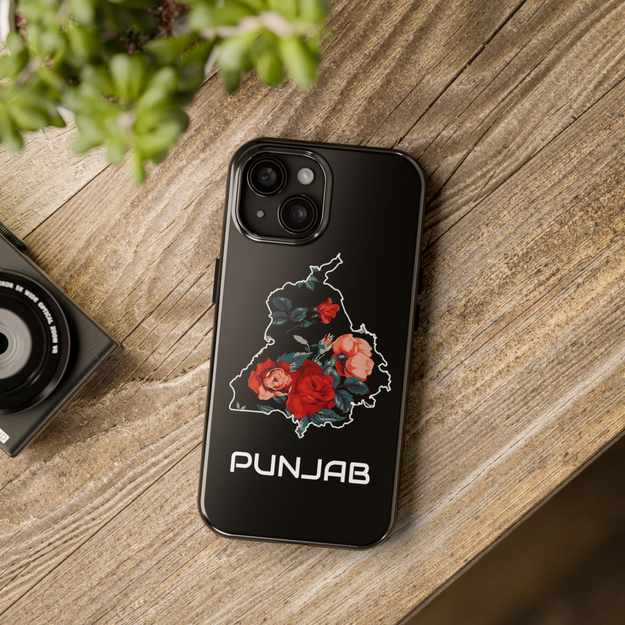 PUNJAB Tough Phone Case - Black
