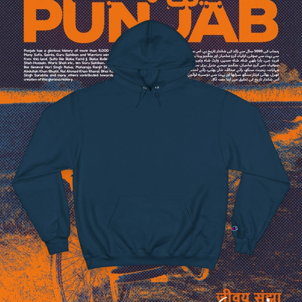 Champion Hoodie with Punjab Graphic