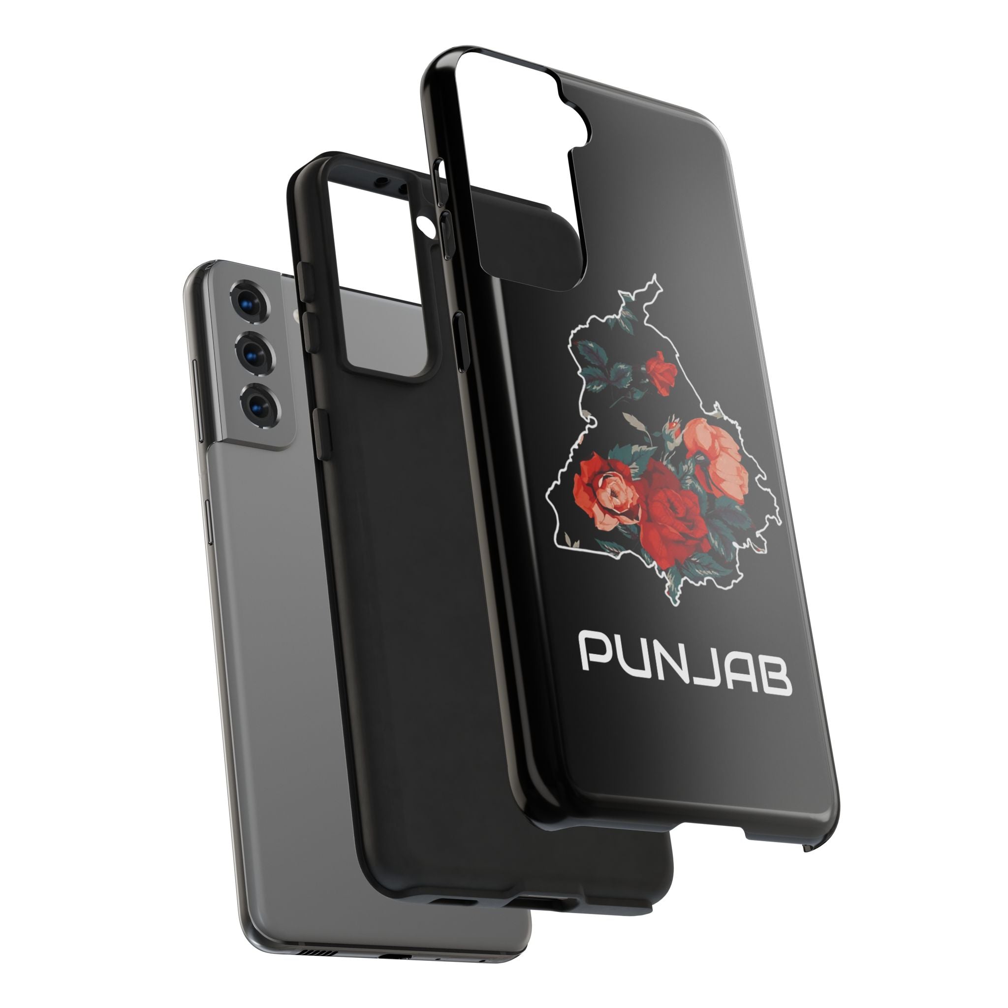 PUNJAB Tough Phone Case - Black