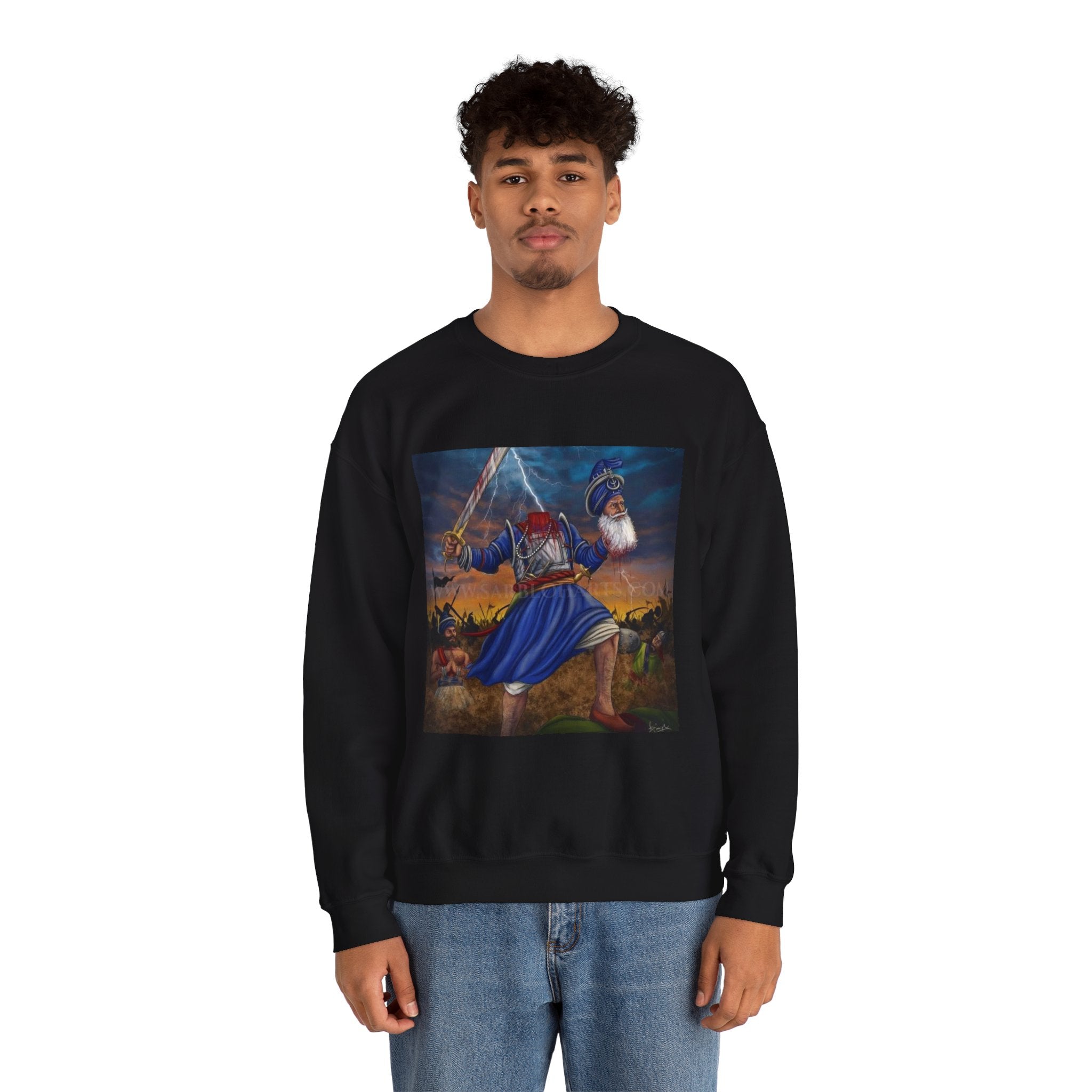 Baba Deep Singh Heavy Blend™ Crewneck Sweatshirt